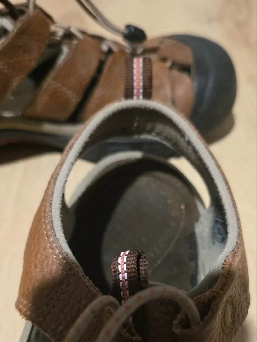 KEEN Newport Waterproof Leather Hiking Sandals Brown